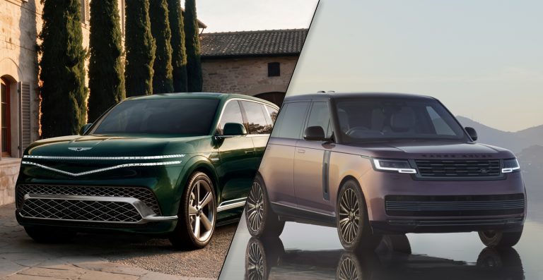 Range Rover Electric 2027 vs Genesis GV90 2028 : le comparatif complet