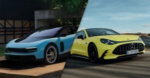 Ferrari Luce 2027 contre Mercedes-AMG GT Coupé 4 portes 2027 Comparatif