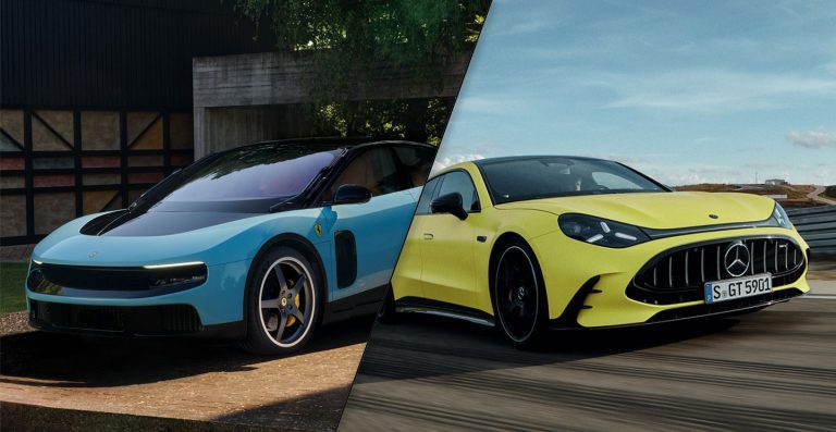 Ferrari Luce 2027 contre Mercedes-AMG GT Coupé 4 portes 2027 Comparatif