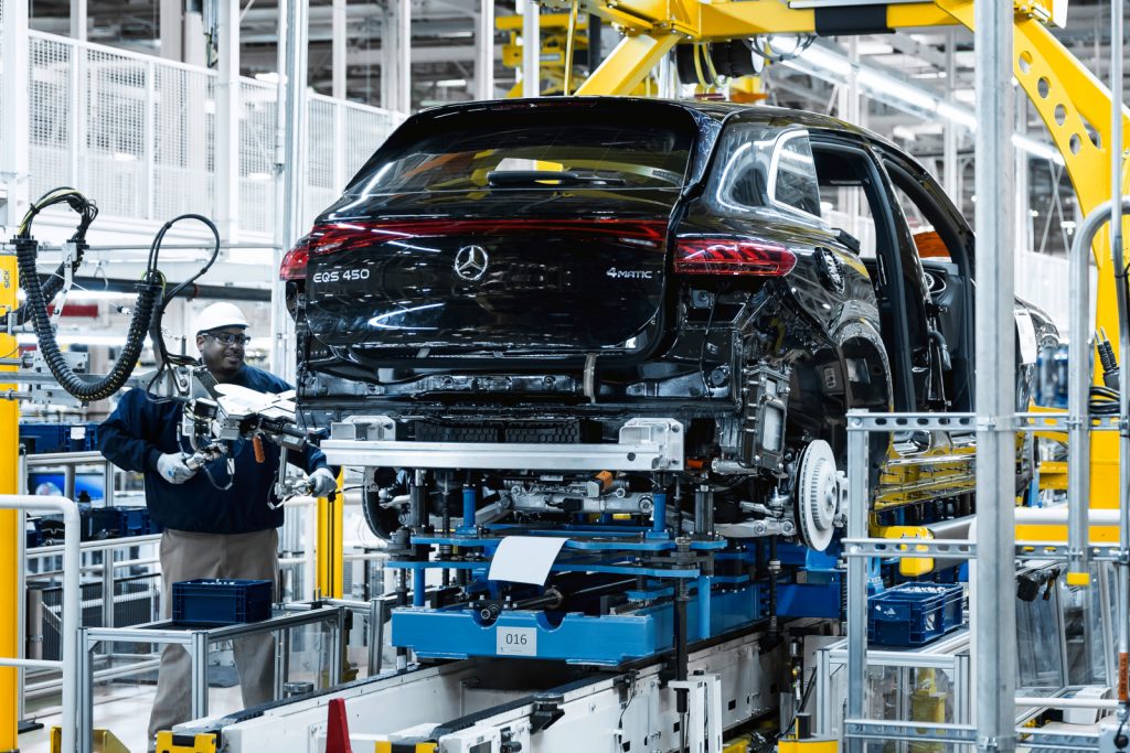 Production du Mercedes-Benz EQS VUS en Alabama | Photo: Mercedes