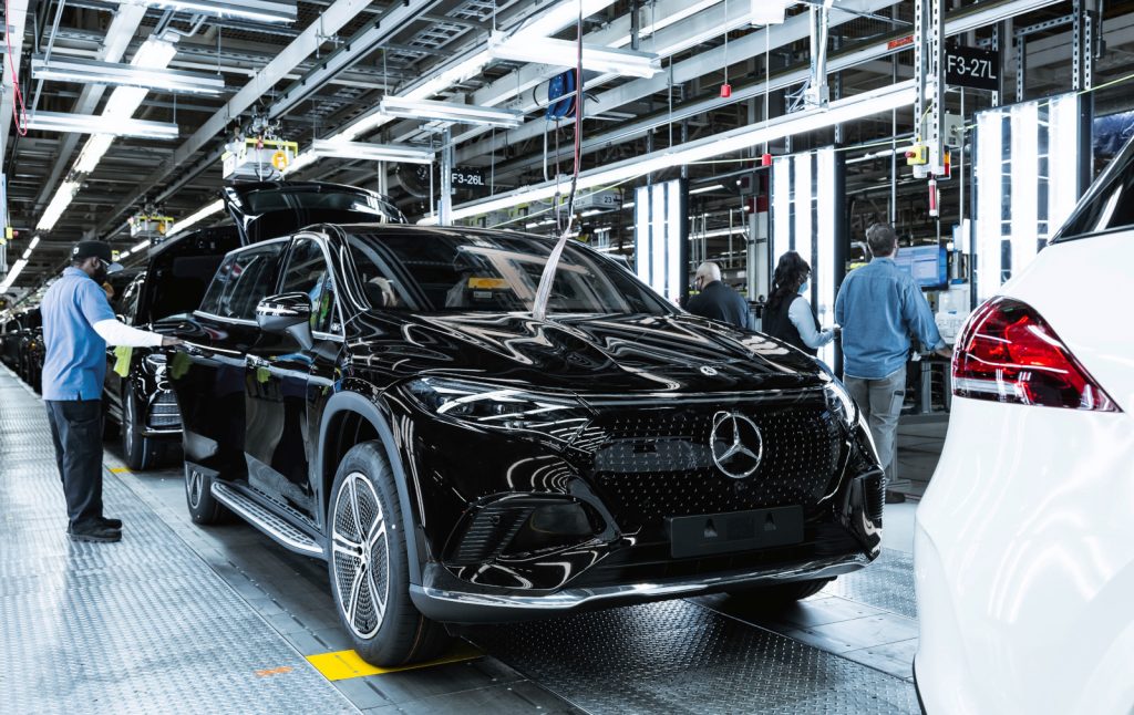 Production du Mercedes-Benz EQS VUS en Alabama | Photo: Mercedes