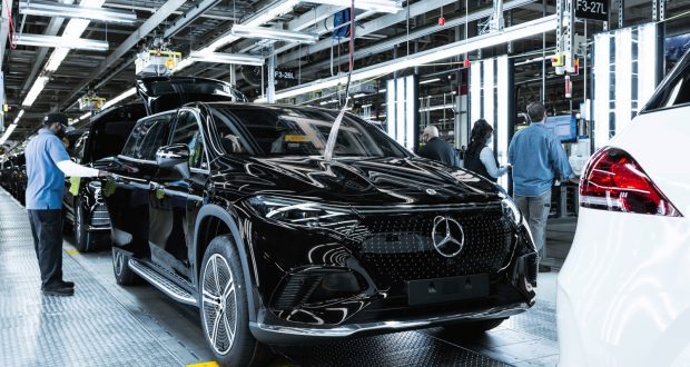 Production du Mercedes-Benz EQS VUS en Alabama | Photo: Mercedes
