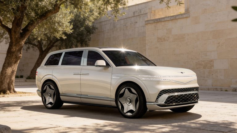 Genesis dévoile le GV90, un VUS électrique offrant des portières antagonistes et une configuration à quatre places