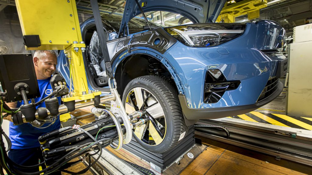 Volvo Cars starts production of C40 Recharge in Ghent, Belgium