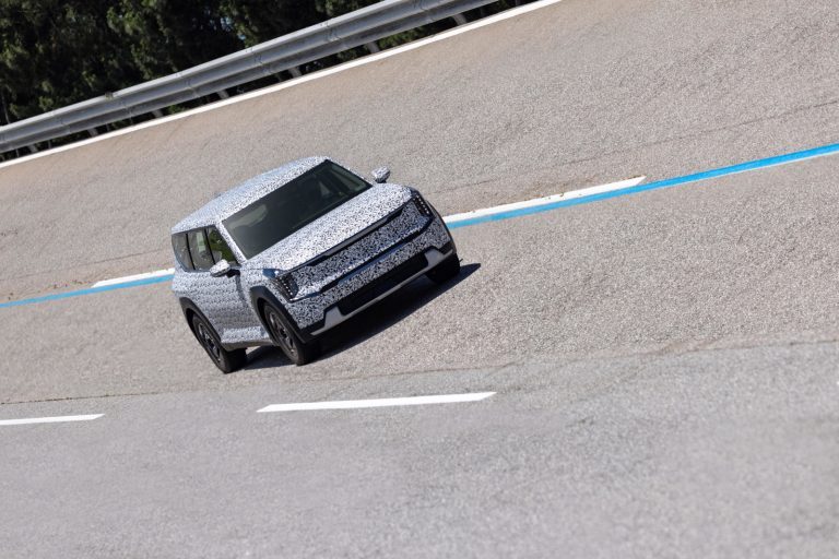 Kia EV9 2023 phase de tests | Photo: Kia