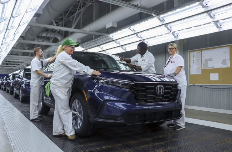 Honda CR-V 2023 à l'usine d'Alliston en Ontario | Crédit: Honda