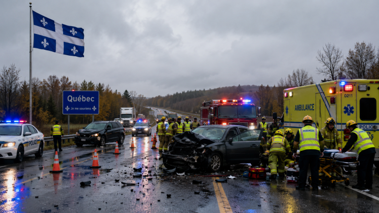 La SAAQ dévoile le bilan routier du Québec en 2025, 371 décès, 8 de moins qu&rsquo;en 2024
