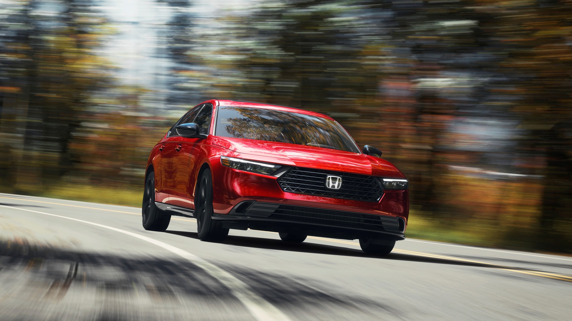 Honda Accord 2023-2026 de onzième génération sur la route