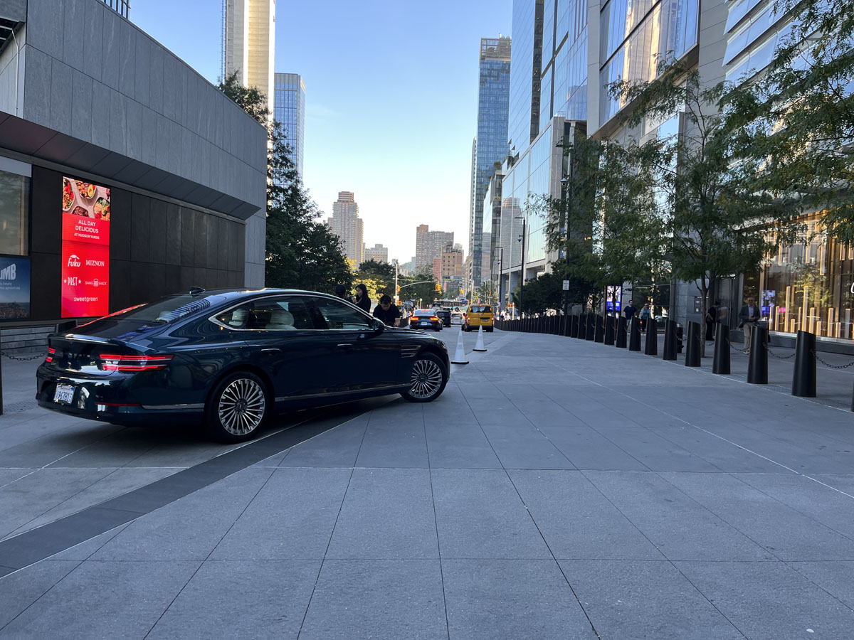 Genesis G80 Électrifiée 2023 | Crédit: Germain Goyer