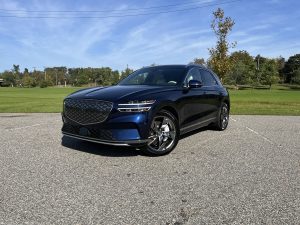 Genesis GV70 Électrifié 2024 | Crédit: Germain Goyer