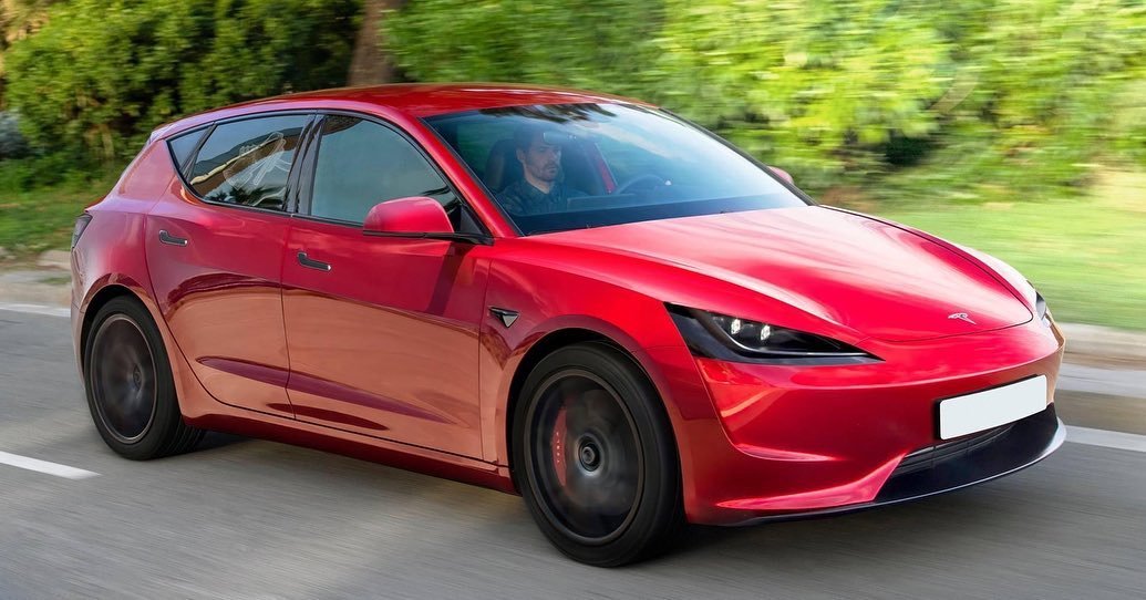Tesla Model 2 Rendering | @Theottle via Instagram