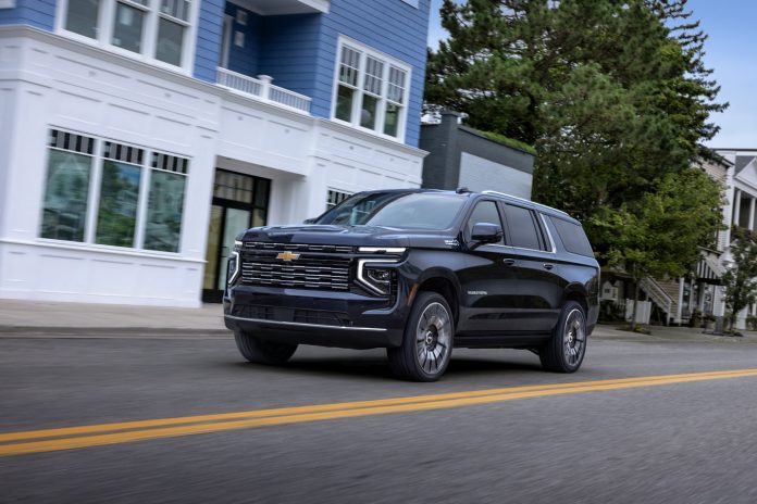 Chevrolet Suburban 2025 | Crédit: General Motors Chevrolet Suburban 2025 | Crédit: General Motors