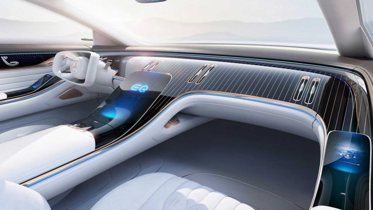 L’intérieur du prototype électrique de Mercedes-Benz dévoilé