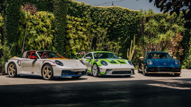 Porsche dévoile trois 911 aux couleurs de trois personnages du film Toy Story 5
