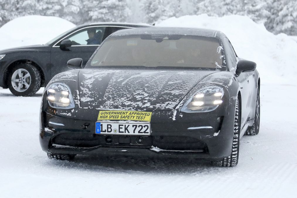 Porsche Taycan Winter Testing