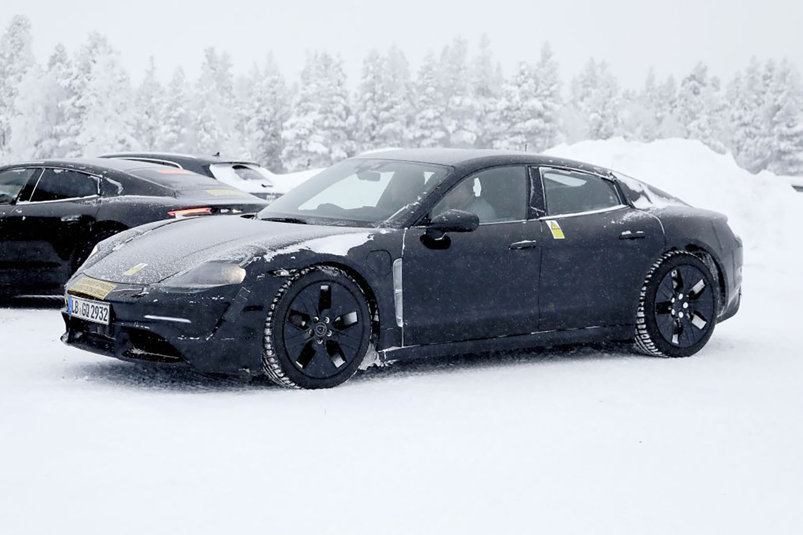 Porsche Taycan Winter Testing