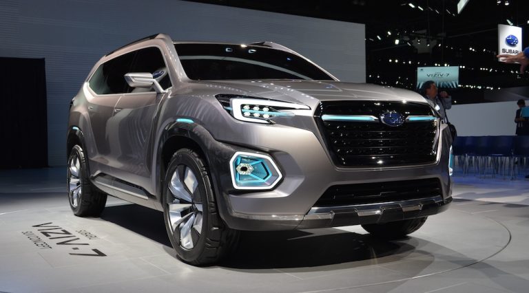 Los  Angeles, Subaru Viziv 7 SUV Concept, enfin 7 places