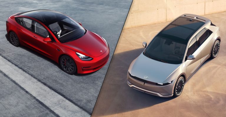 2022 Hyundai IONIQ 5 vs Tesla Model 3 : Comparaison des spécifications