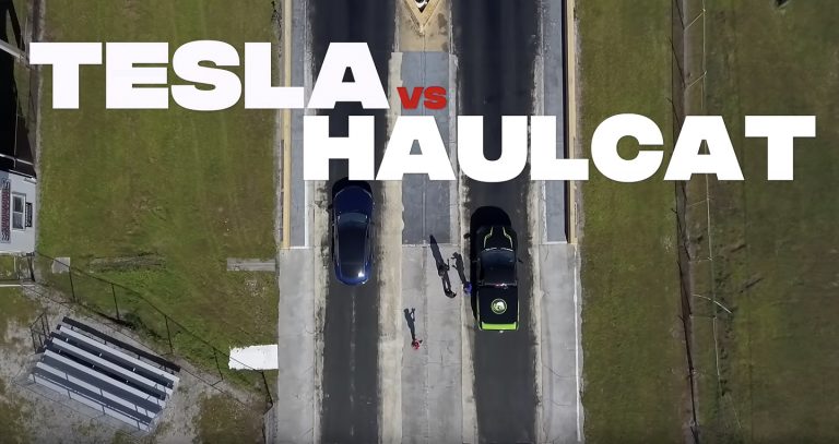 Haulcat Dodge Ram 1500 vs Tesla Model S P100D