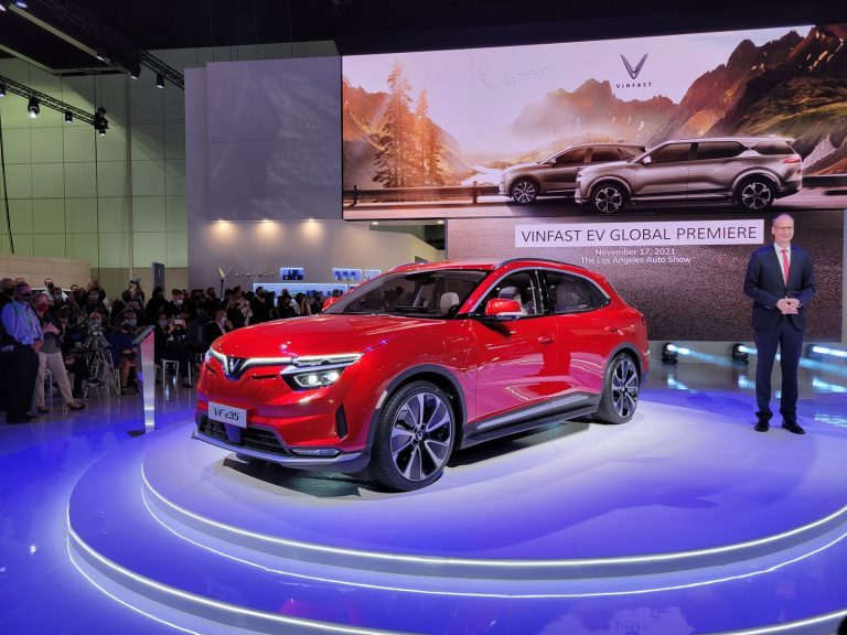 VinFast dévoile ses utilitaires électriques VF e35 et e36 à Los Angeles