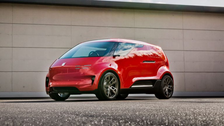 Porsche Vision Renndienst, la minivan Porsche électrique oubliée