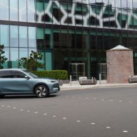 Geely EX5 vert jade en ville | Geely Geely EX5 vert jade en ville