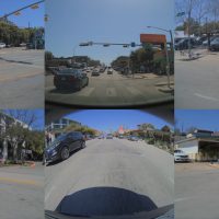 Vues des caméras extérieures qu'utilise la FSD supervisée de Tesla | Tesla Vues des caméras extérieures de la FSD supervisée de Tesla