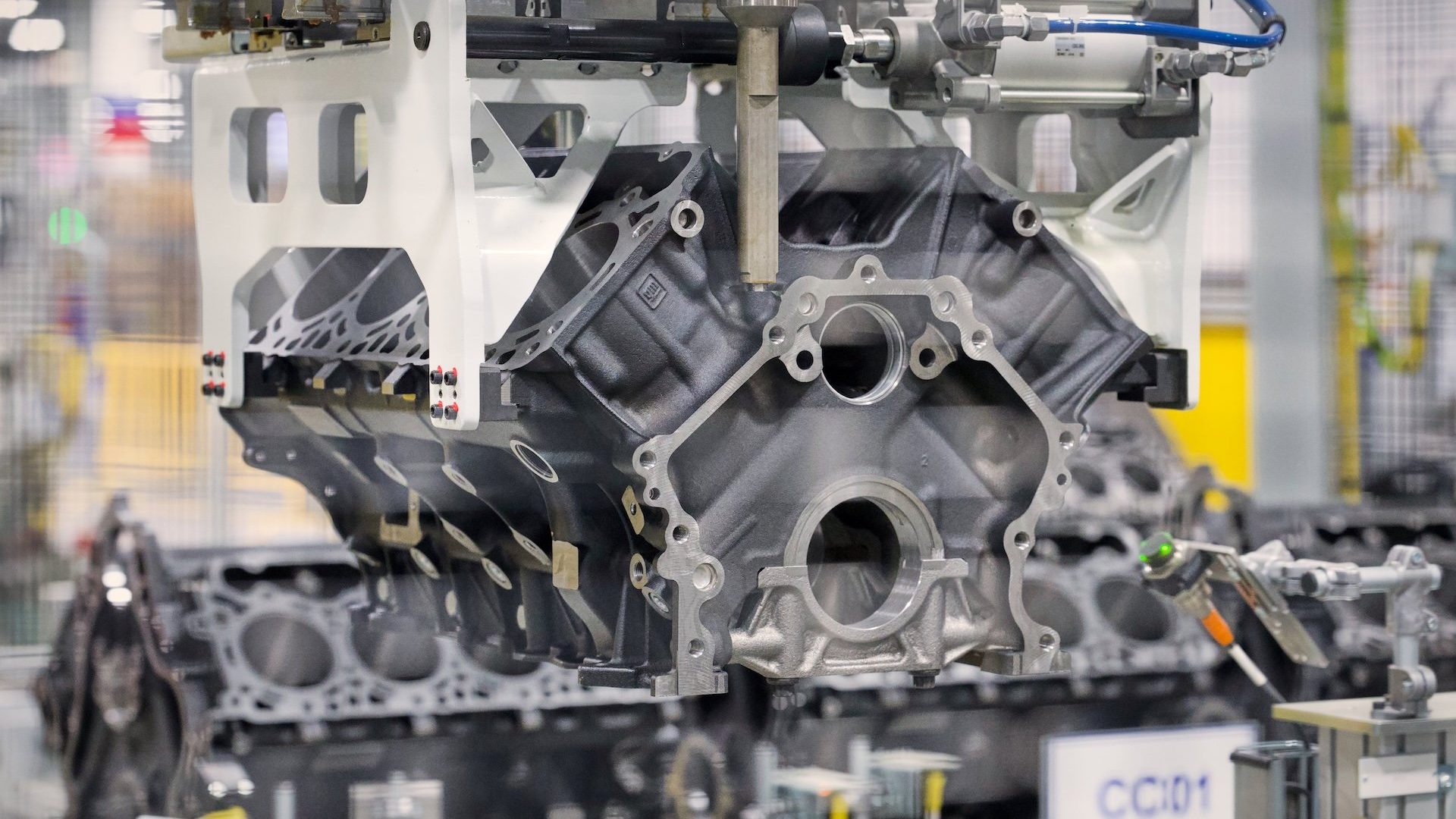 Engine assembly at the General Motors DMAX manufacturing facility Monday, August 31, 2026 in Brookville, Ohio. (Photo by AJ Mast for General Motors)