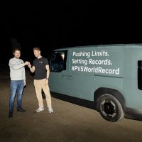 Kia PV5 Cargo GUINNESS WORLD RECORDS title/ 693.38 km on a single charge | Photo: Kia