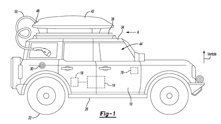 Ford pourrait bientôt offrir une batterie auxiliaire montée sur le toit des VÉ