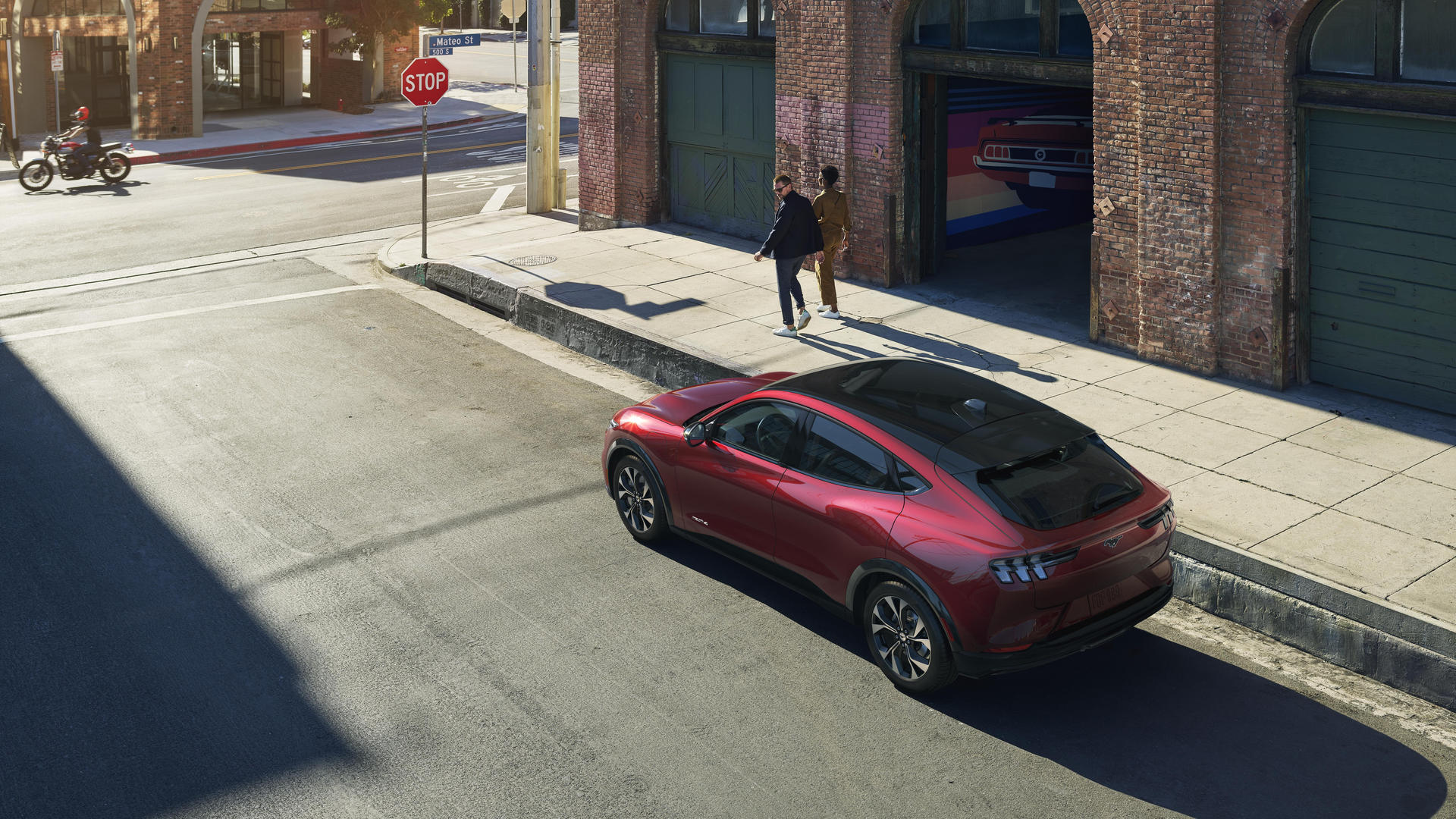 Mustang Mach-E boldly fuses modern looks with smart design, delivering powerful capability in a whole new shape that can grow with people and their families.